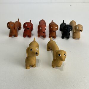 sausage dog dachshund stretch Squishy toy daxie novelty stretch relief Set of 8